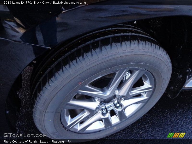 Black Onyx / Black/Mahogany Accents 2013 Lexus LX 570
