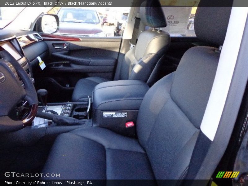 Black Onyx / Black/Mahogany Accents 2013 Lexus LX 570