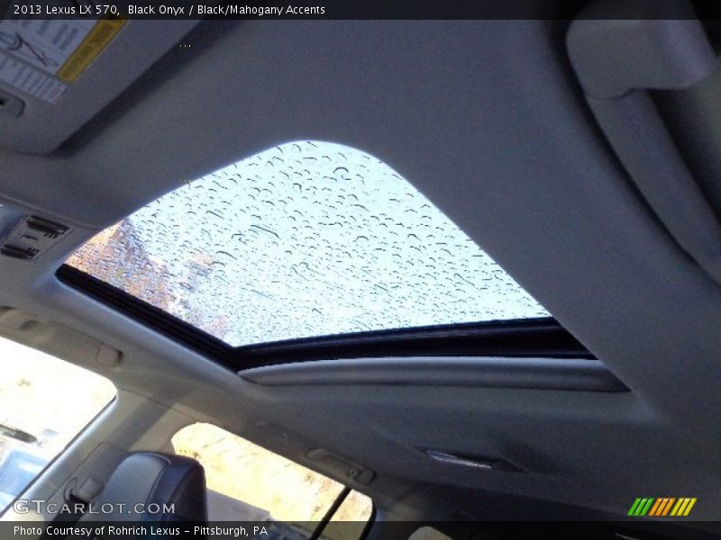 Black Onyx / Black/Mahogany Accents 2013 Lexus LX 570