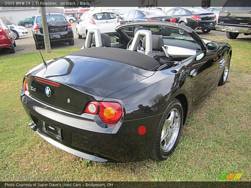 Jet Black / Black 2003 BMW Z4 2.5i Roadster