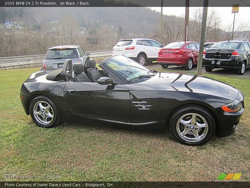 Jet Black / Black 2003 BMW Z4 2.5i Roadster