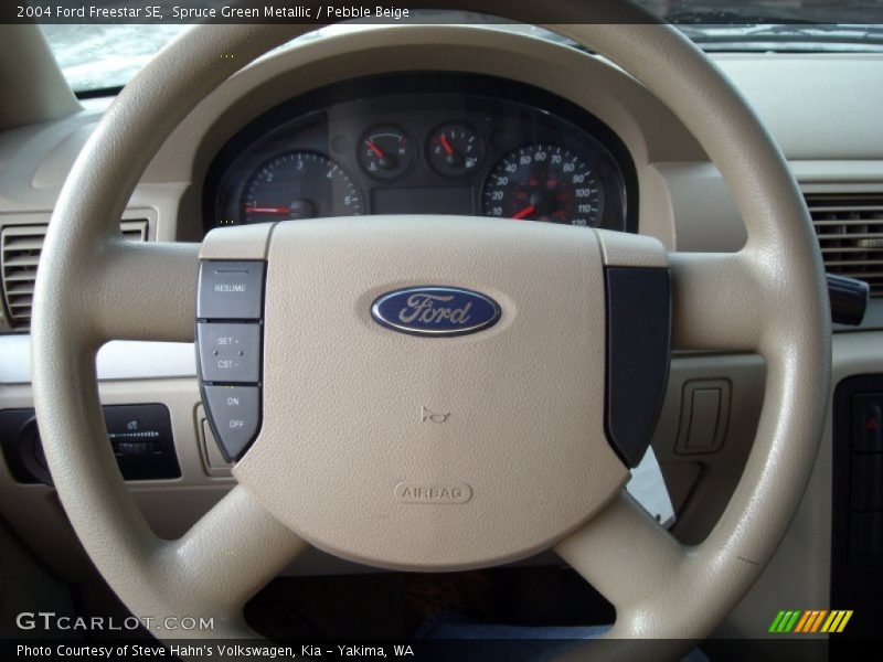 Spruce Green Metallic / Pebble Beige 2004 Ford Freestar SE