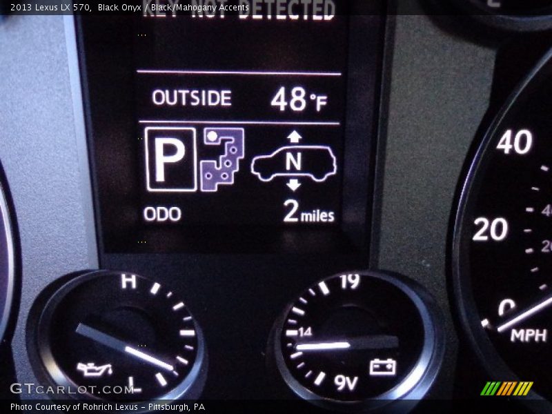 Black Onyx / Black/Mahogany Accents 2013 Lexus LX 570