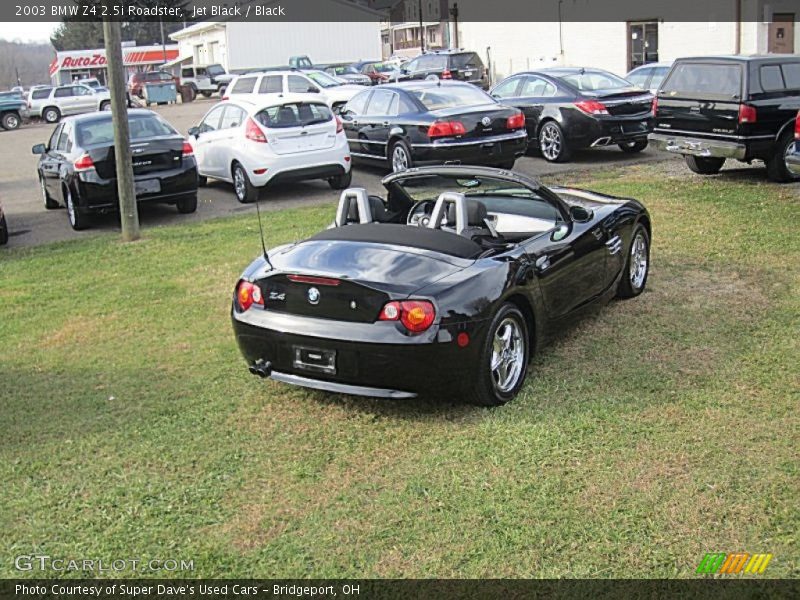 Jet Black / Black 2003 BMW Z4 2.5i Roadster