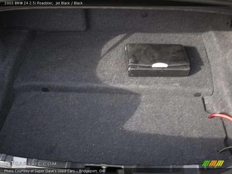 Jet Black / Black 2003 BMW Z4 2.5i Roadster