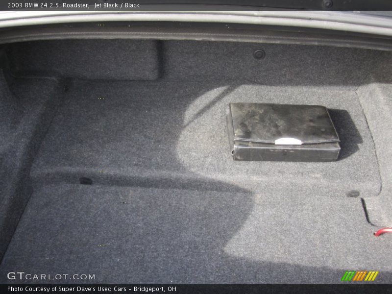 Jet Black / Black 2003 BMW Z4 2.5i Roadster