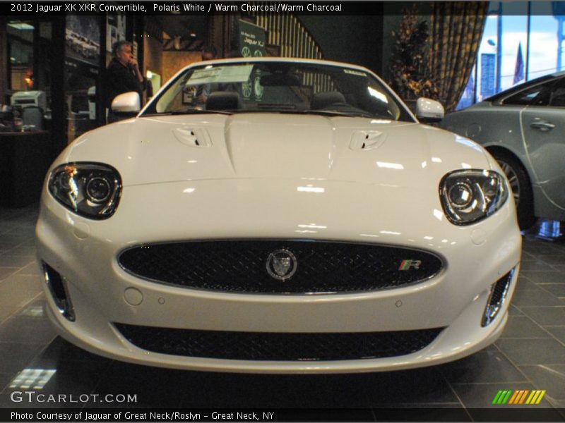 Polaris White / Warm Charcoal/Warm Charcoal 2012 Jaguar XK XKR Convertible