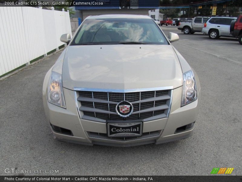 Gold Mist / Cashmere/Cocoa 2008 Cadillac CTS Sedan