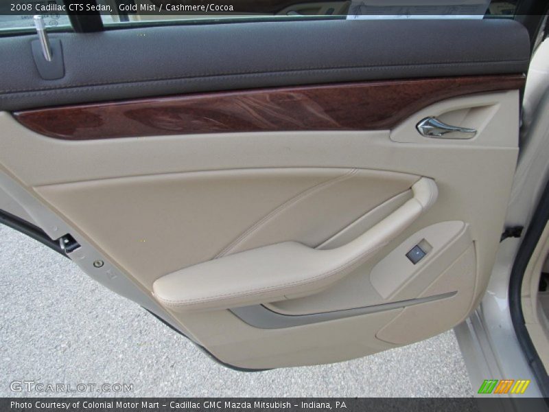 Gold Mist / Cashmere/Cocoa 2008 Cadillac CTS Sedan