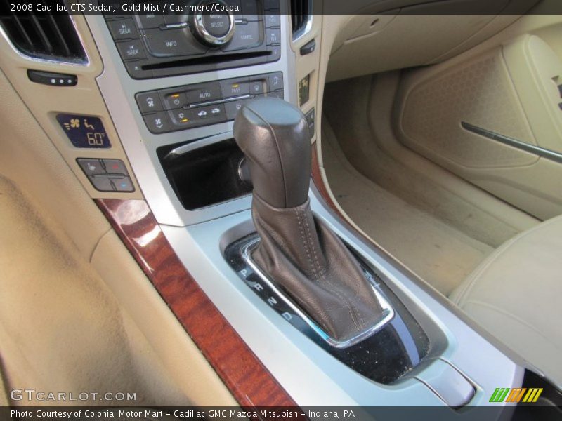 Gold Mist / Cashmere/Cocoa 2008 Cadillac CTS Sedan