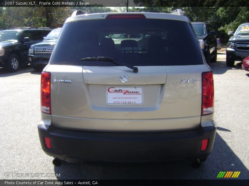 Prairie Gold Metallic / Beige 2007 Suzuki XL7