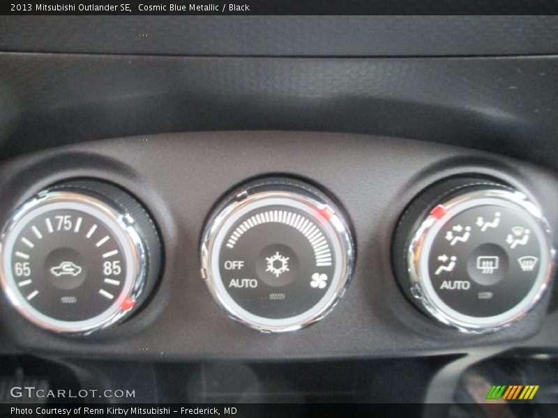 Controls of 2013 Outlander SE