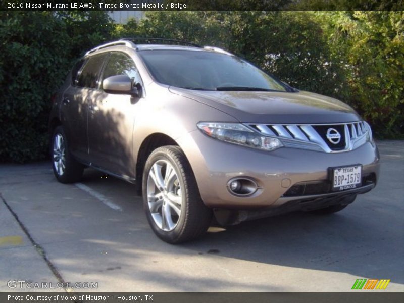 Tinted Bronze Metallic / Beige 2010 Nissan Murano LE AWD
