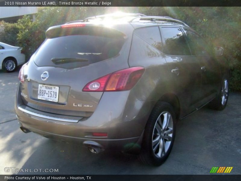 Tinted Bronze Metallic / Beige 2010 Nissan Murano LE AWD