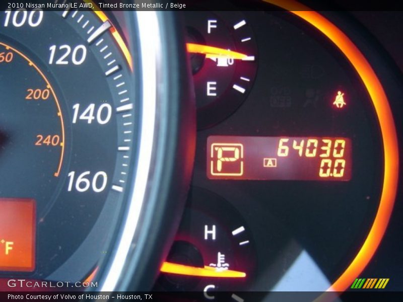 Tinted Bronze Metallic / Beige 2010 Nissan Murano LE AWD