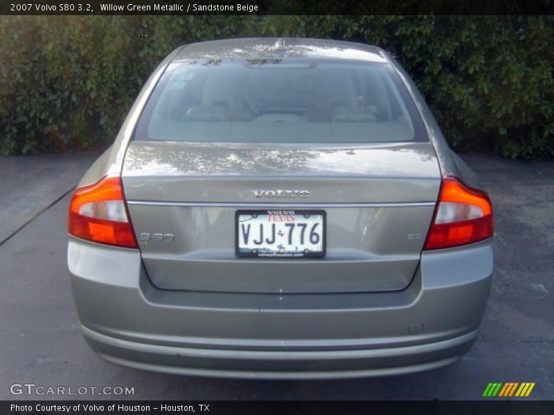 Willow Green Metallic / Sandstone Beige 2007 Volvo S80 3.2