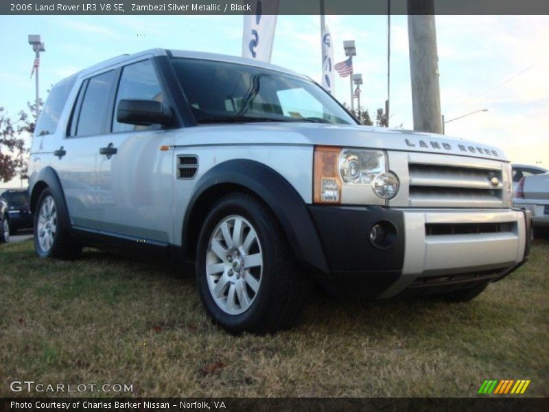 Zambezi Silver Metallic / Black 2006 Land Rover LR3 V8 SE