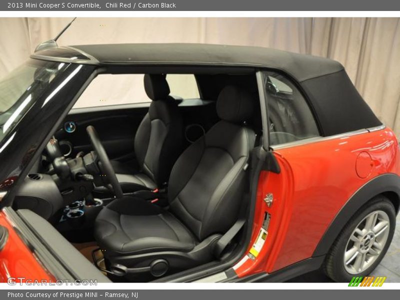 Chili Red / Carbon Black 2013 Mini Cooper S Convertible