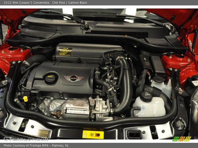 Chili Red / Carbon Black 2013 Mini Cooper S Convertible