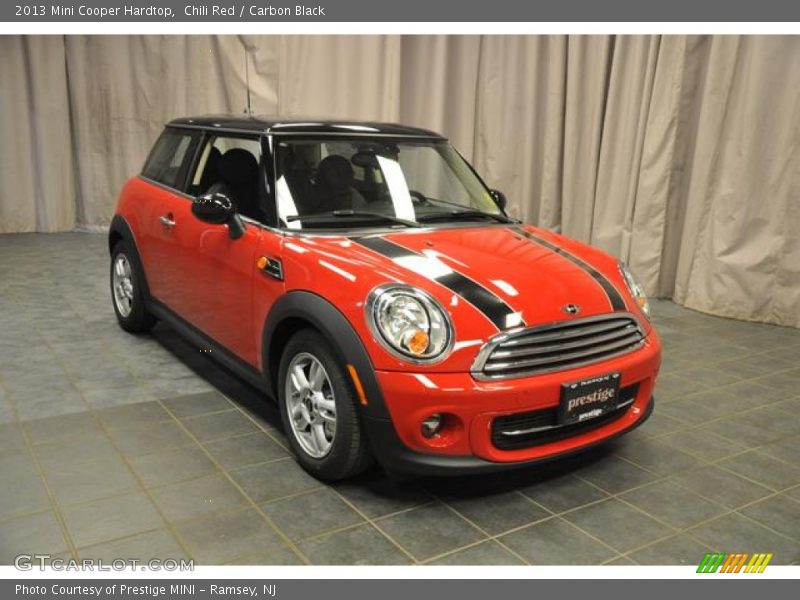 Chili Red / Carbon Black 2013 Mini Cooper Hardtop