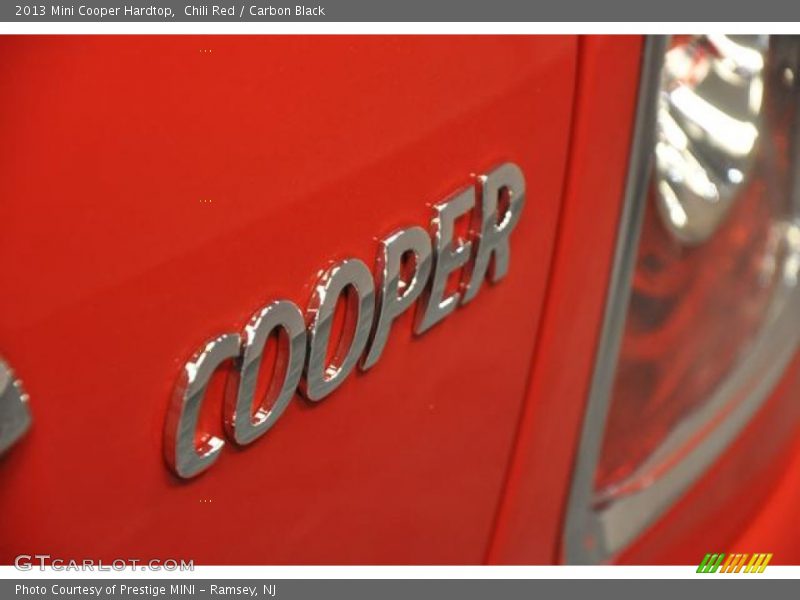 Chili Red / Carbon Black 2013 Mini Cooper Hardtop