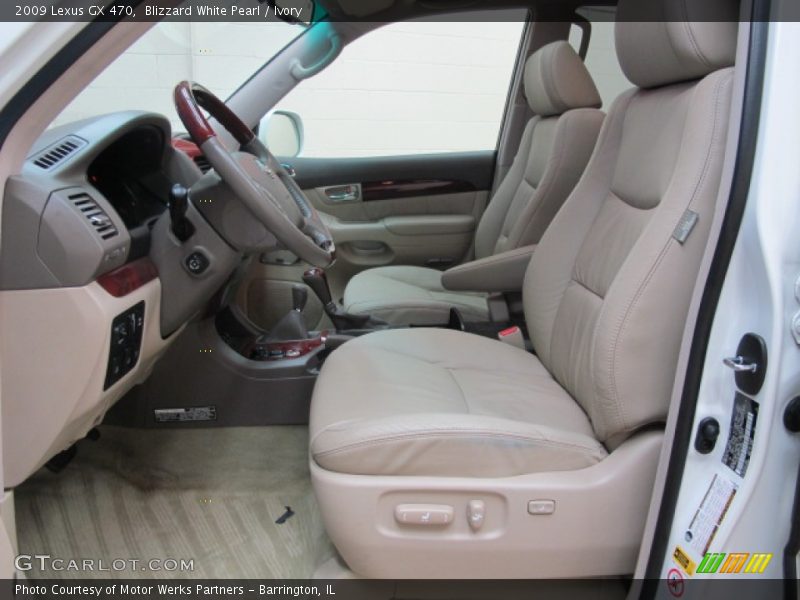 Blizzard White Pearl / Ivory 2009 Lexus GX 470