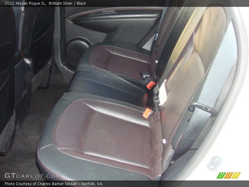 Brilliant Silver / Black 2012 Nissan Rogue SL