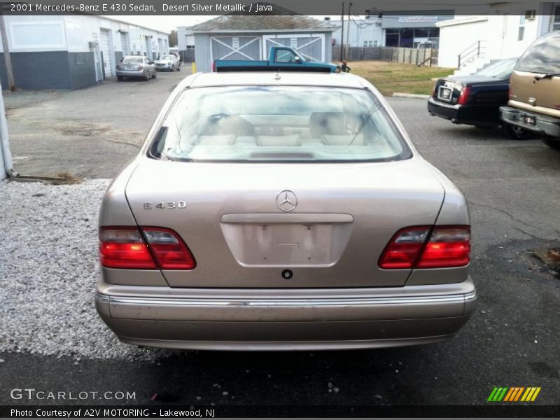 Desert Silver Metallic / Java 2001 Mercedes-Benz E 430 Sedan