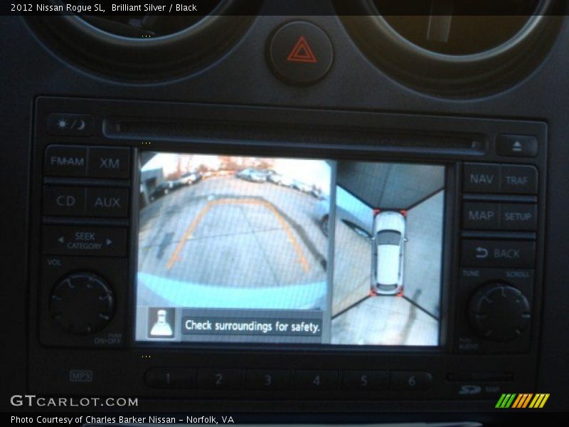 Brilliant Silver / Black 2012 Nissan Rogue SL