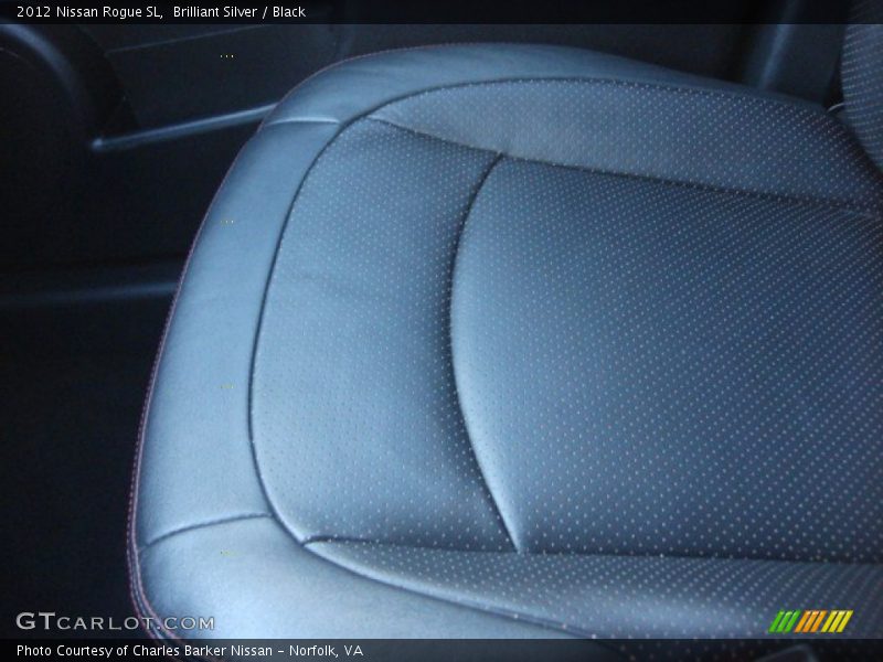 Brilliant Silver / Black 2012 Nissan Rogue SL