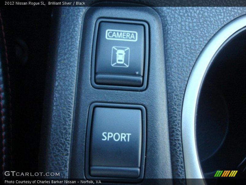 Brilliant Silver / Black 2012 Nissan Rogue SL