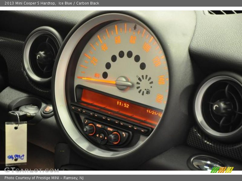 Ice Blue / Carbon Black 2013 Mini Cooper S Hardtop