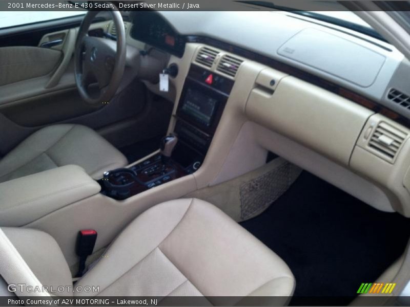 Desert Silver Metallic / Java 2001 Mercedes-Benz E 430 Sedan