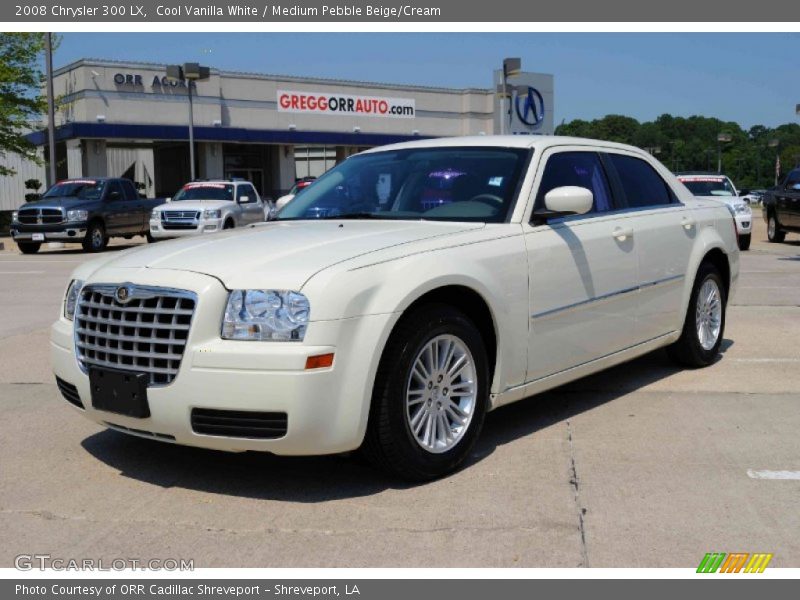 Cool Vanilla White / Medium Pebble Beige/Cream 2008 Chrysler 300 LX
