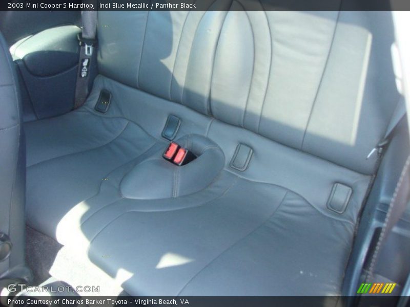 Indi Blue Metallic / Panther Black 2003 Mini Cooper S Hardtop