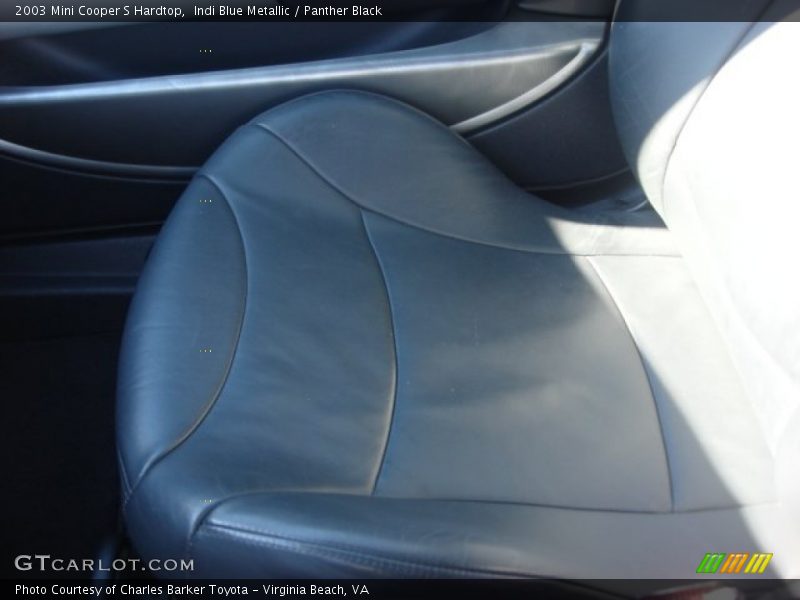 Indi Blue Metallic / Panther Black 2003 Mini Cooper S Hardtop