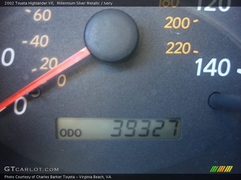 Millennium Silver Metallic / Ivory 2002 Toyota Highlander V6