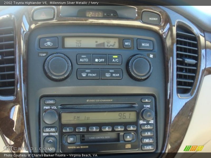 Millennium Silver Metallic / Ivory 2002 Toyota Highlander V6