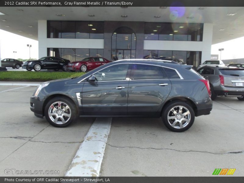 Gray Flannel Metallic / Titanium/Ebony 2012 Cadillac SRX Performance