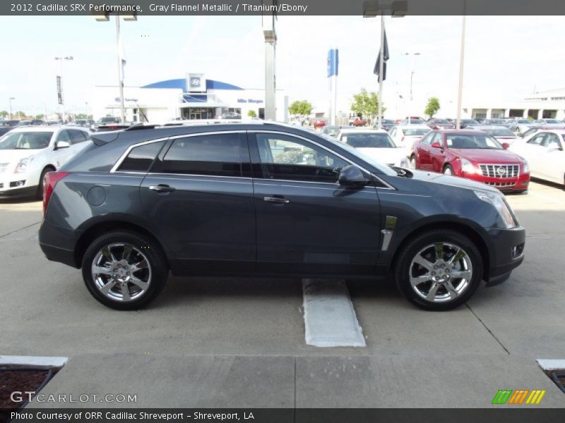 Gray Flannel Metallic / Titanium/Ebony 2012 Cadillac SRX Performance