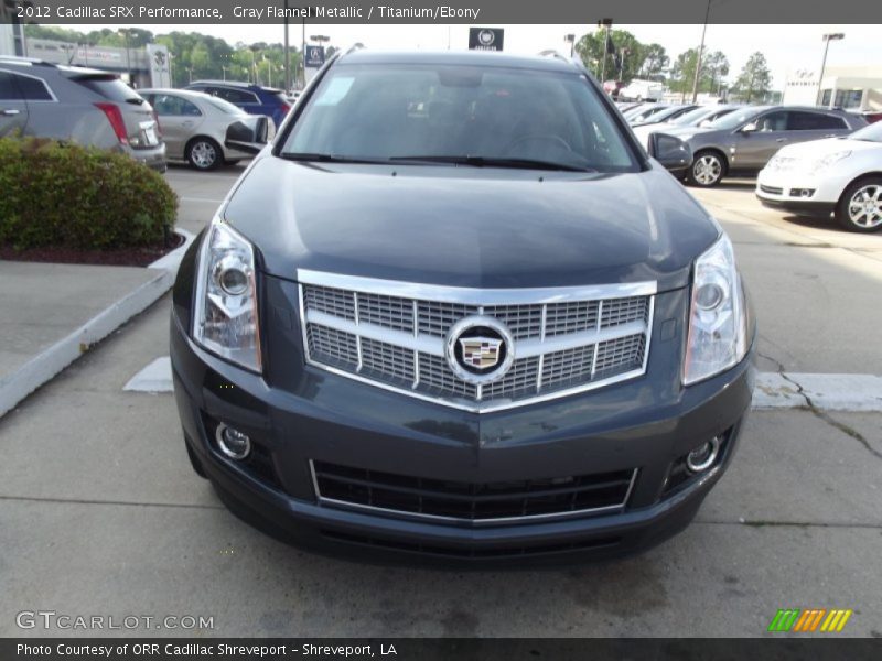 Gray Flannel Metallic / Titanium/Ebony 2012 Cadillac SRX Performance