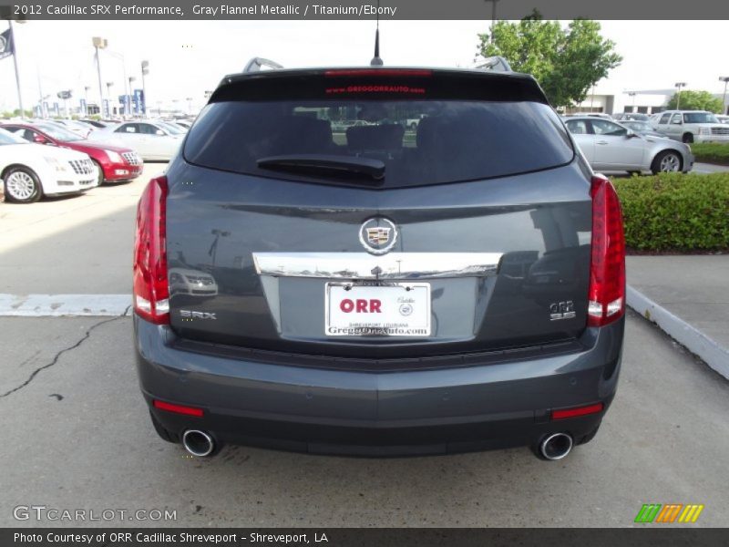 Gray Flannel Metallic / Titanium/Ebony 2012 Cadillac SRX Performance