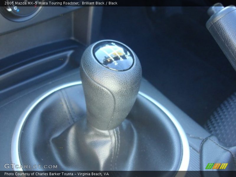 Brilliant Black / Black 2006 Mazda MX-5 Miata Touring Roadster