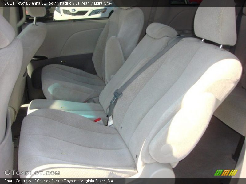 South Pacific Blue Pearl / Light Gray 2011 Toyota Sienna LE