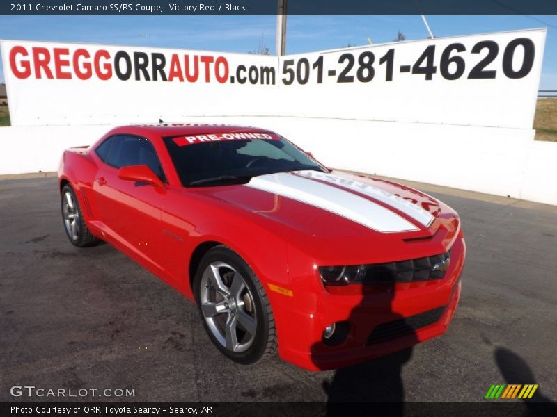 Victory Red / Black 2011 Chevrolet Camaro SS/RS Coupe