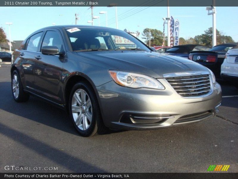 Tungsten Metallic / Black 2011 Chrysler 200 Touring