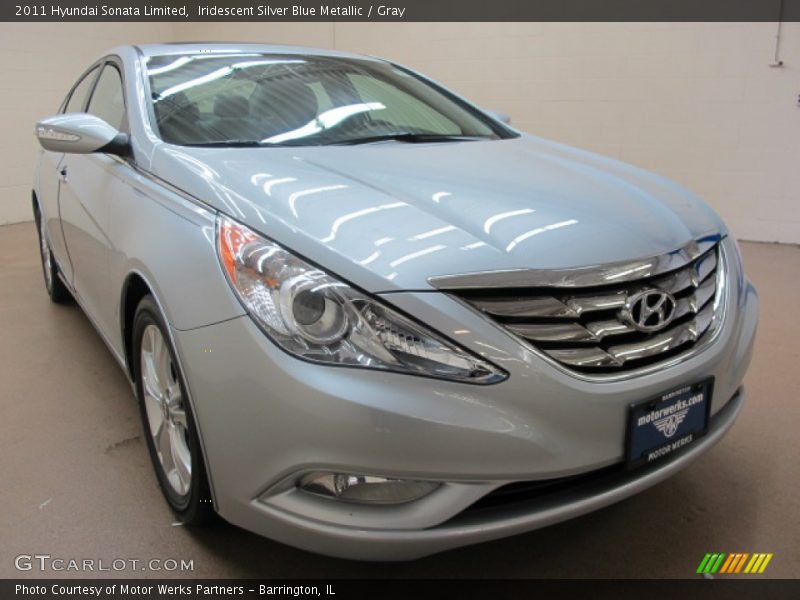 Iridescent Silver Blue Metallic / Gray 2011 Hyundai Sonata Limited