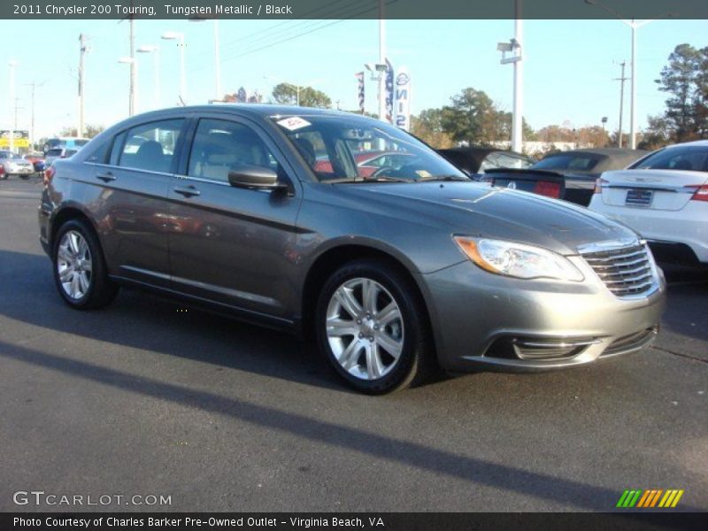 Tungsten Metallic / Black 2011 Chrysler 200 Touring