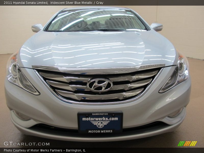 Iridescent Silver Blue Metallic / Gray 2011 Hyundai Sonata Limited