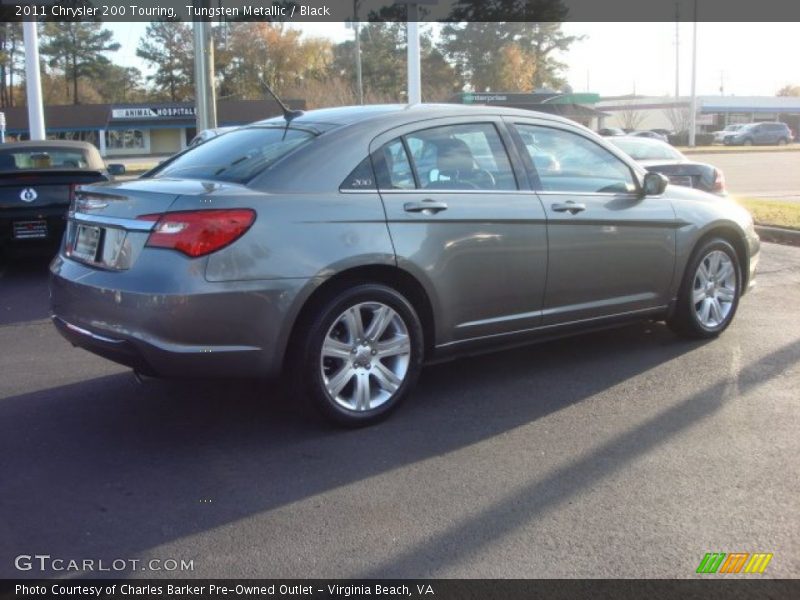 Tungsten Metallic / Black 2011 Chrysler 200 Touring